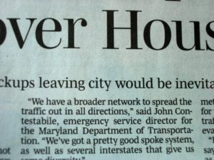 mencken typeface in use in The Baltimore Sun